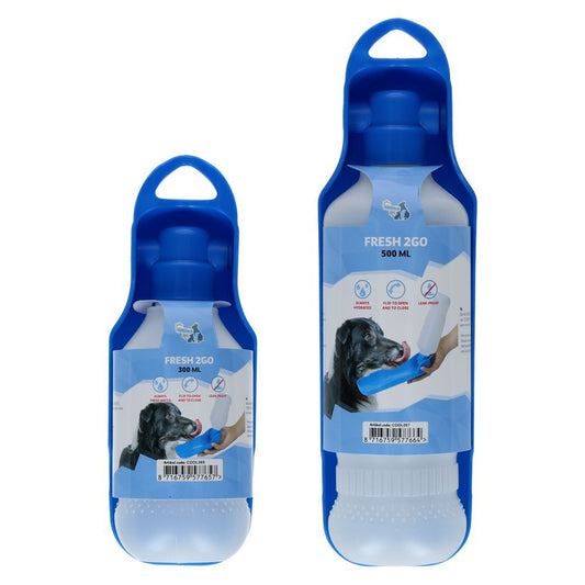 CoolPets Fresh 2GO Trinkflasche - Trinkwasserflasche Wassernapf Reisenapf