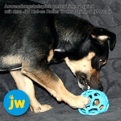 JW Hol-ee Roller Ball - Gitterball - Hundespiel Kauspielzeug Snackball Gummiball