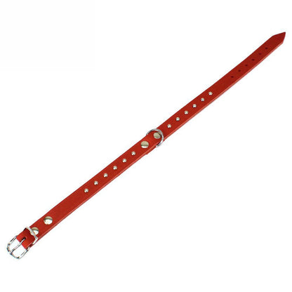 Karlie Leder-Halsband RONDO - 47 cm / rot