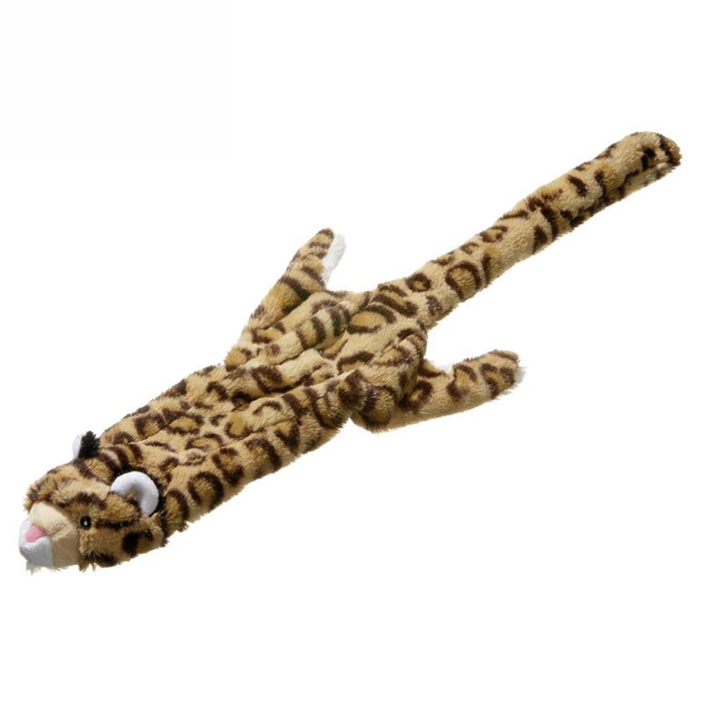 Karlie Plüsch-Hundespielzeug Wild Zoo Biber/Leopard/Waschbär Spielzeug Squeaker