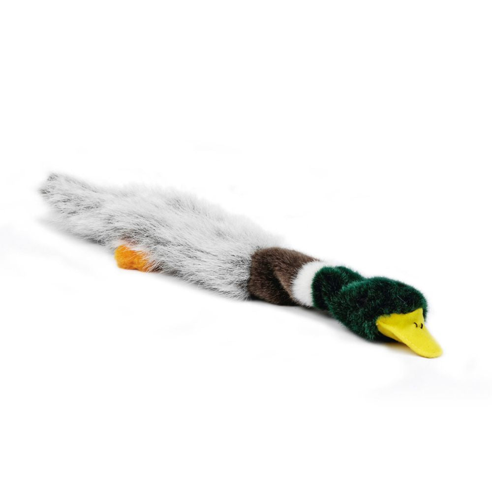 Karlie Plüsch-Hundespielzeug Flatinos Ente Spielzeug mit Squeaker Kuscheltier