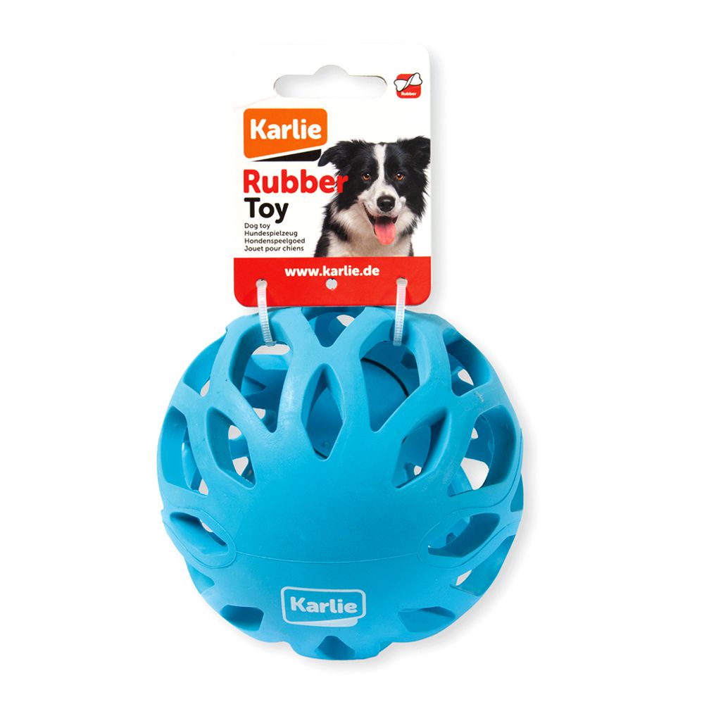 Karlie Vollgummi-Hundespielzeug Gitterball - M