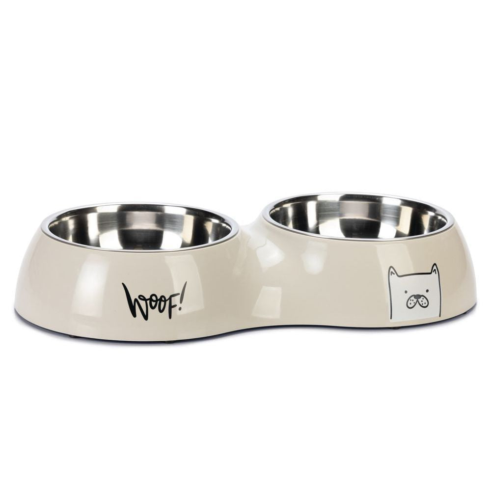 Karlie Hundenapf ELIZE Edelstahl - hellgrau - Fressnapf Futternapf Wassernapf