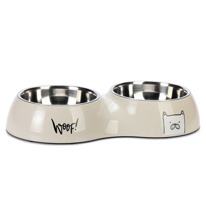 Karlie Hundenapf ELIZE Edelstahl - hellgrau - Fressnapf Futternapf Wassernapf