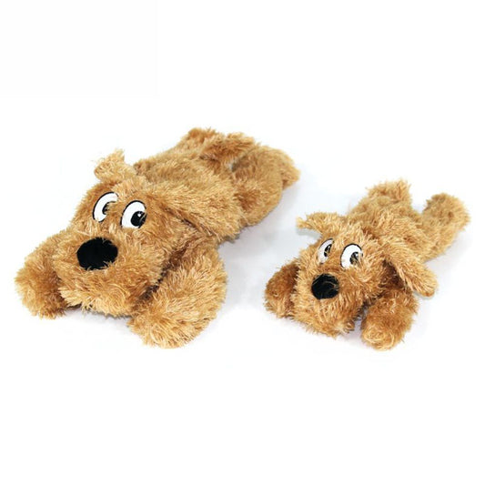 Karlie Plüsch-Hundespielzeug Hund Stups 27+38 cm Plüschspielzeug mit Squeaker