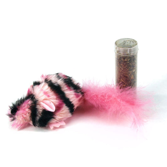 KONG Field Mouse - Maus - Katzenspielzeug mit Katzenminze - nachfüllbar Catnip