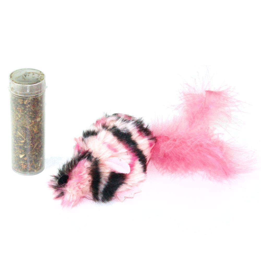 KONG Field Mouse - Maus - Katzenspielzeug mit Katzenminze - nachfüllbar Catnip