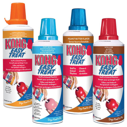 KONG Easy Treat Leckerli Paste - Leber/Erdnussbutter/Käse/Huhn Puppy für Welpen