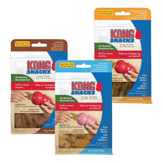 KONG Snacks Leber/Speck/Käse - Leckerli - für Classic/Extreme/Puppy Größe S/M