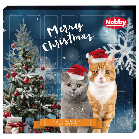 Nobby Adventskalender für Katzen - Weihnachtskalender Leckerli Weihnachten 2025