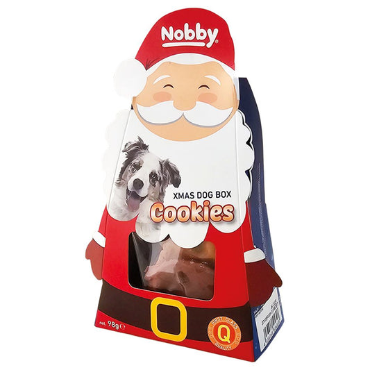 Nobby XMAS Dog Box Cookies - Weihnachtssnacks für Hunde - Leckerli Weihnachten