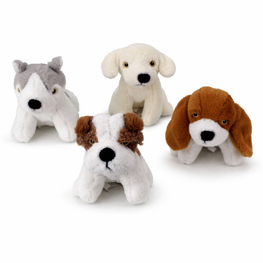 Nobby Hundespielzeug - Plüsch Hund - Spiel für Welpen - Kuscheltier - quitscht