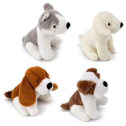 Nobby Hundespielzeug - Plüsch Hund - Spiel für Welpen - Kuscheltier - quitscht