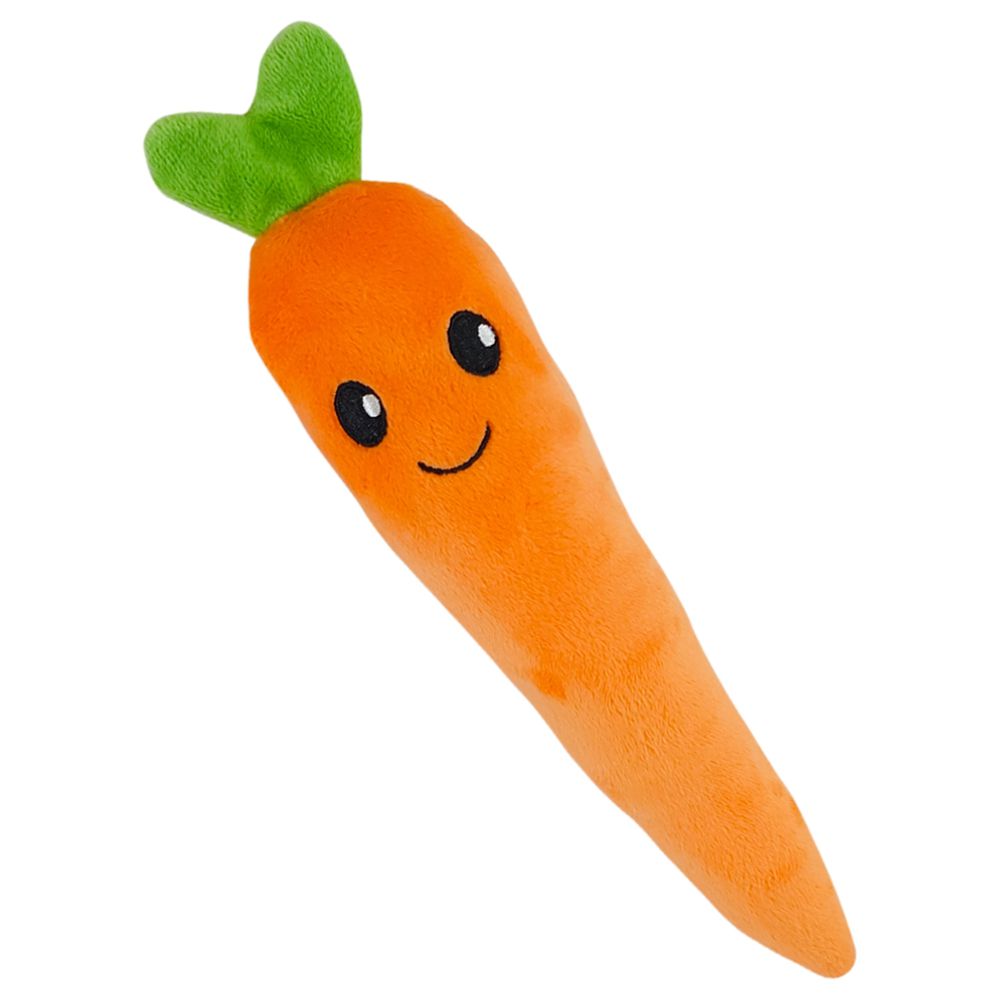 Nobby Plüsch-Hundespielzeug Möhre - 23 cm - Ostern Plüschspielzeug knistert quie