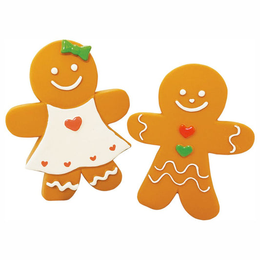 Nobby XMAS Lebkuchen-Pärchen - Latex Hundespielzeug quitscht duftet Weihnachten