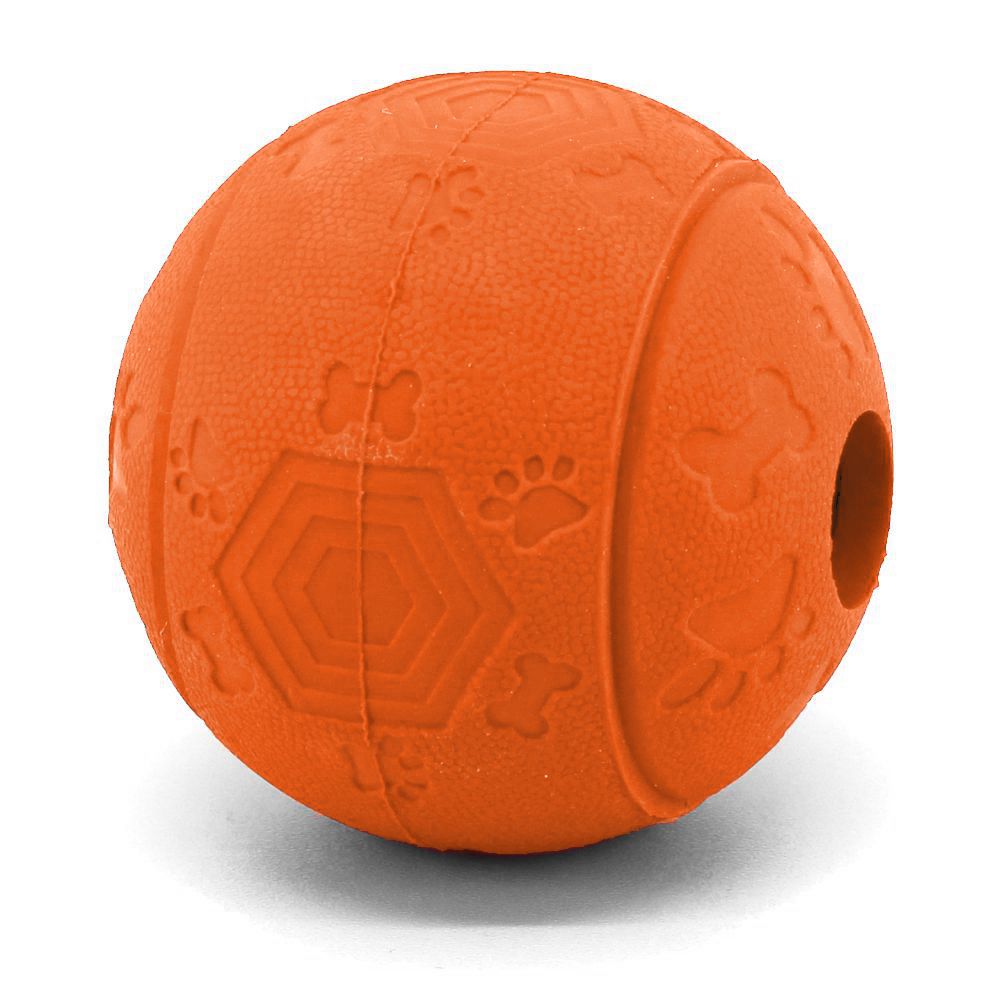 Nobby Gummi Snackball - 6,5 cm - Beschäftigungsball Futterball - Snack Leckerli