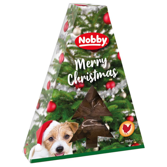 Nobby XMAS Snack Box für Hunde - Huhn Ente - Weihnachtssnacks Leckerli Kekse