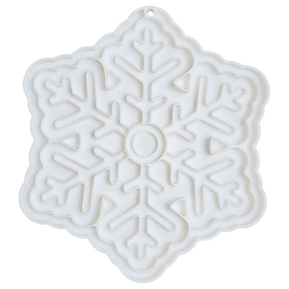 Nobby XMAS Silikon-Leckmatte FLAKE - Hund Katze - Schleckmatte Anti-Schlingmatte