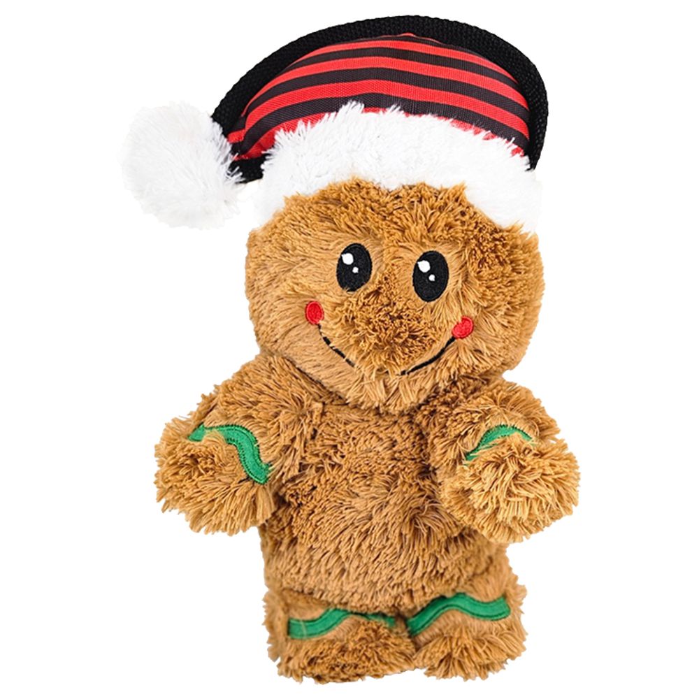 Nobby XMAS Plüsch-Hundespielzeug - Lebkuchenmann