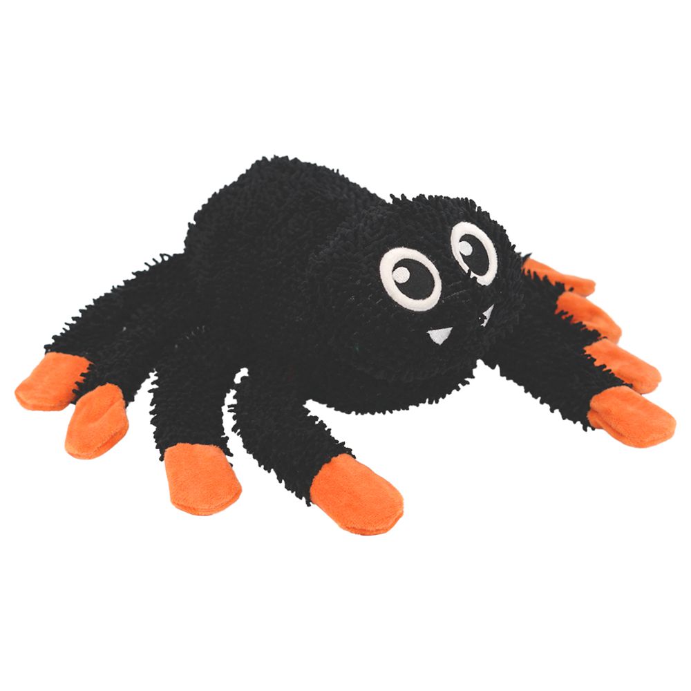 Nobby HALLOWEEN Plüsch-Hundespielzeug Spinne - 35 x 50 cm - Kuscheltier Squeaker