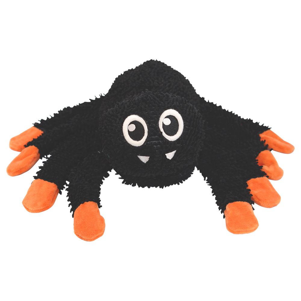 Nobby HALLOWEEN Plüsch-Hundespielzeug Spinne - 35 x 50 cm - Kuscheltier Squeaker
