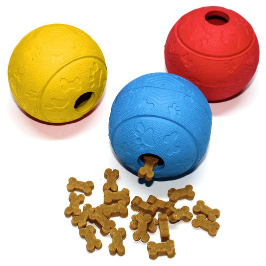 Nobby Gummi Snackball - 8 cm - Beschäftigungsball Futterball - Snack Leckerli