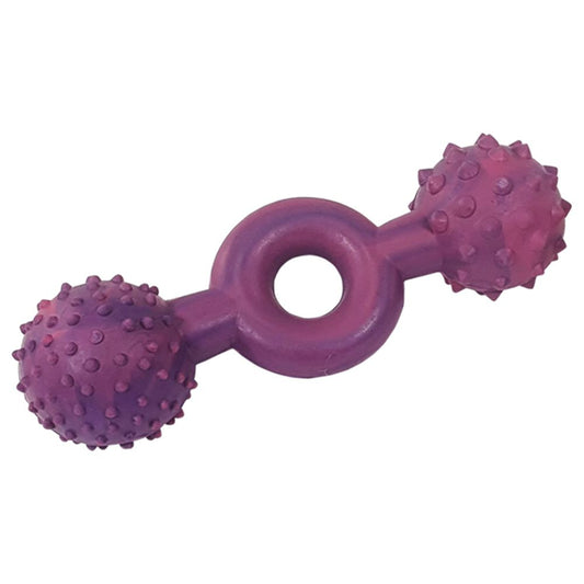 Nobby Vollgummi Hundespielzeug - Ringhantel - Apportierspiel Gummispielzeug