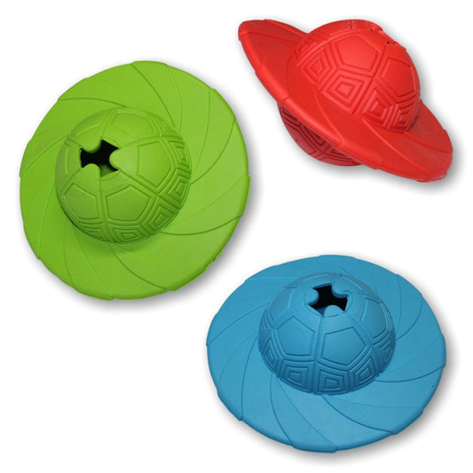 Nobby Vollgummi SnackDisk - 14 cm - Snackball Futterball Beschäftigungsball Leck