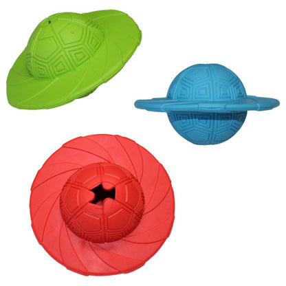 Nobby Vollgummi SnackDisk - 14 cm - Snackball Futterball Beschäftigungsball Leckerli