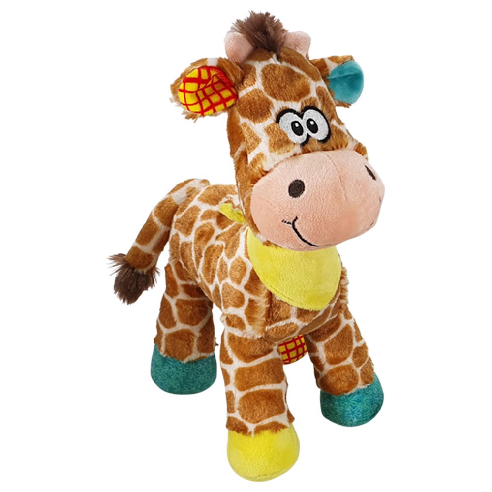 Nobby Plüsch-Hundespielzeug GIRAFFE - 30 cm - Plüschtier Kuscheltier Hund Squeak