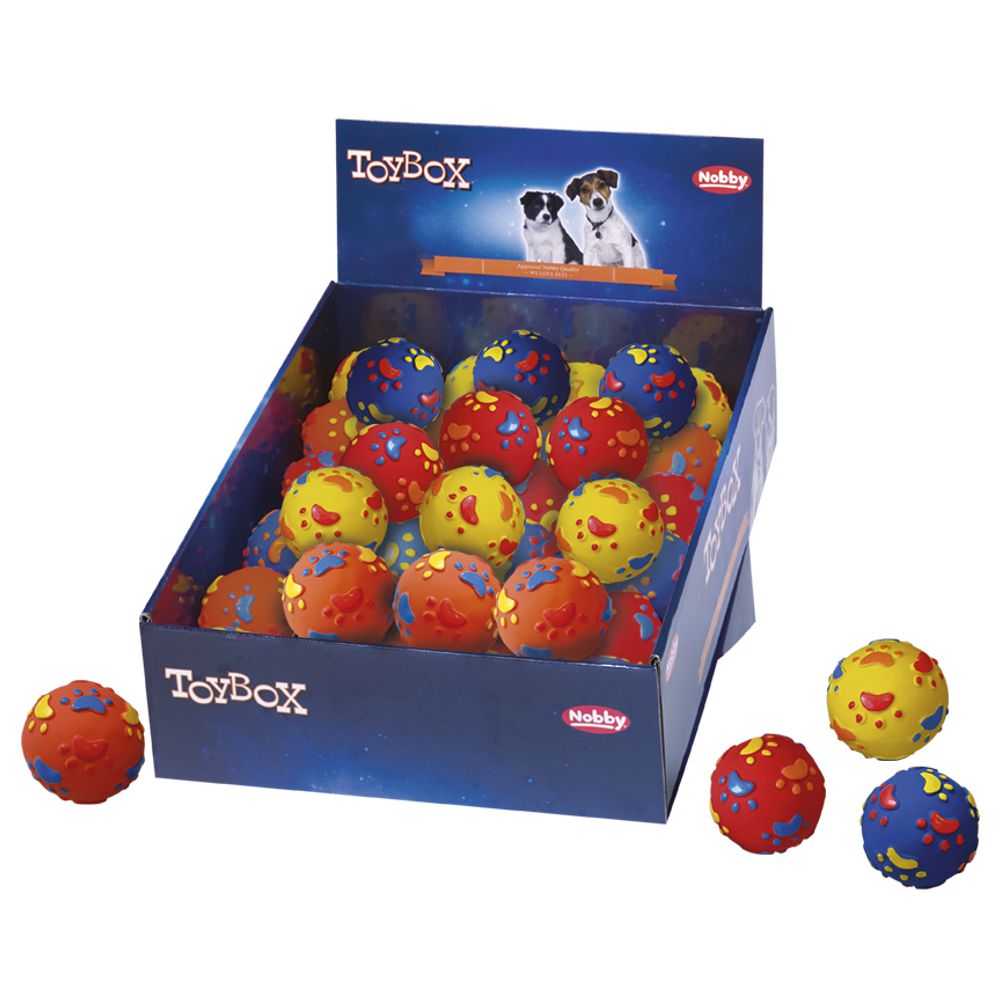 5 cm - Hundespiel  Wurfspiel Ball Gummiball Spielzeug