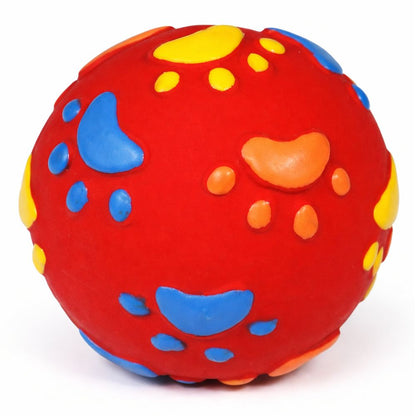 Nobby Latex Pfotenball - rot