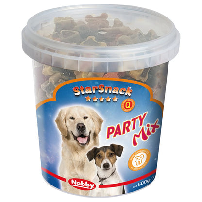 Nobby StarSnack PARTY MIX - 500 g - weiche Leckerli - Soft-Snacks - Hundesnacks