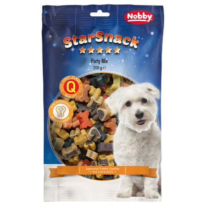 Nobby StarSnack PARTY MIX - 200 g - weiche Leckerli - Soft-Snacks - Hundesnacks