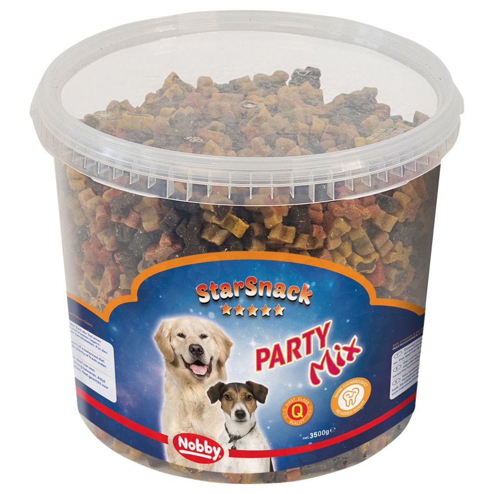 Nobby StarSnack PARTY MIX - 3500 g - weiche Leckerli - Soft-Snacks - Hundesnacks