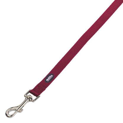 Nobby Leine CLASSIC 120 cm lang - 10/15/20/25 mm breit - Nylon Hundeleine 1,2 m