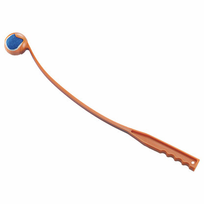 Nobby Ballwerfer - 63 cm - Ballschleuder mit Tennisball - blau/orange - Launcher