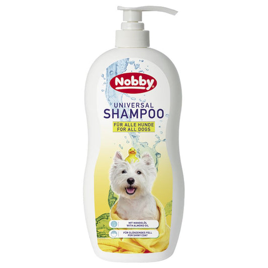 Nobby Universal-Hundeshampoo - 1000 ml - Shampoo mit Mandelöl - alle Rassen