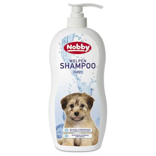 Nobby Welpen-Hundeshampoo - 1000 ml - Shampoo mit Milch- und Honigextrakt