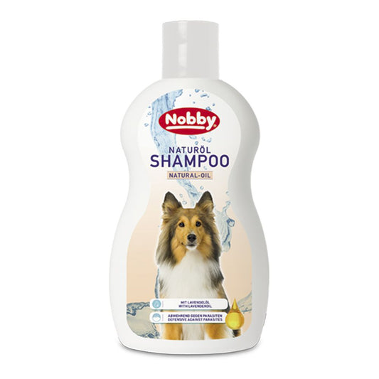 Nobby Naturöl-Hundeshampoo - 300 ml - Shampoo mit Lavendelöl wehrt Parasiten ab