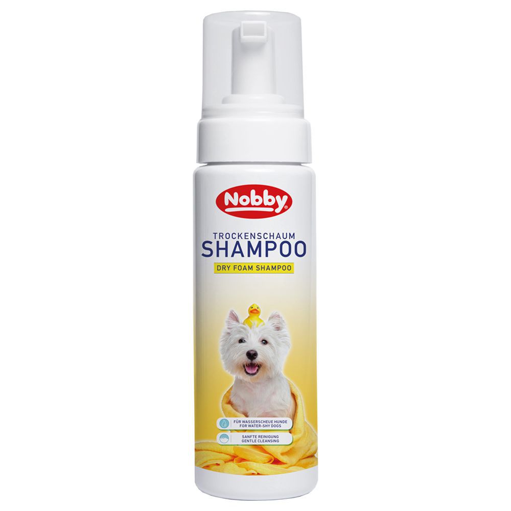 Nobby Trockenschaum Shampoo - schnelle Reinigung ohne Wasser - rückfettend