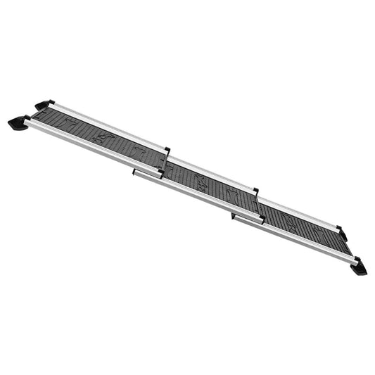 Nobby Aluminium Teleskop-Rampe - bis 90 kg - 158x42 cm - Hunderampe Hundetreppe