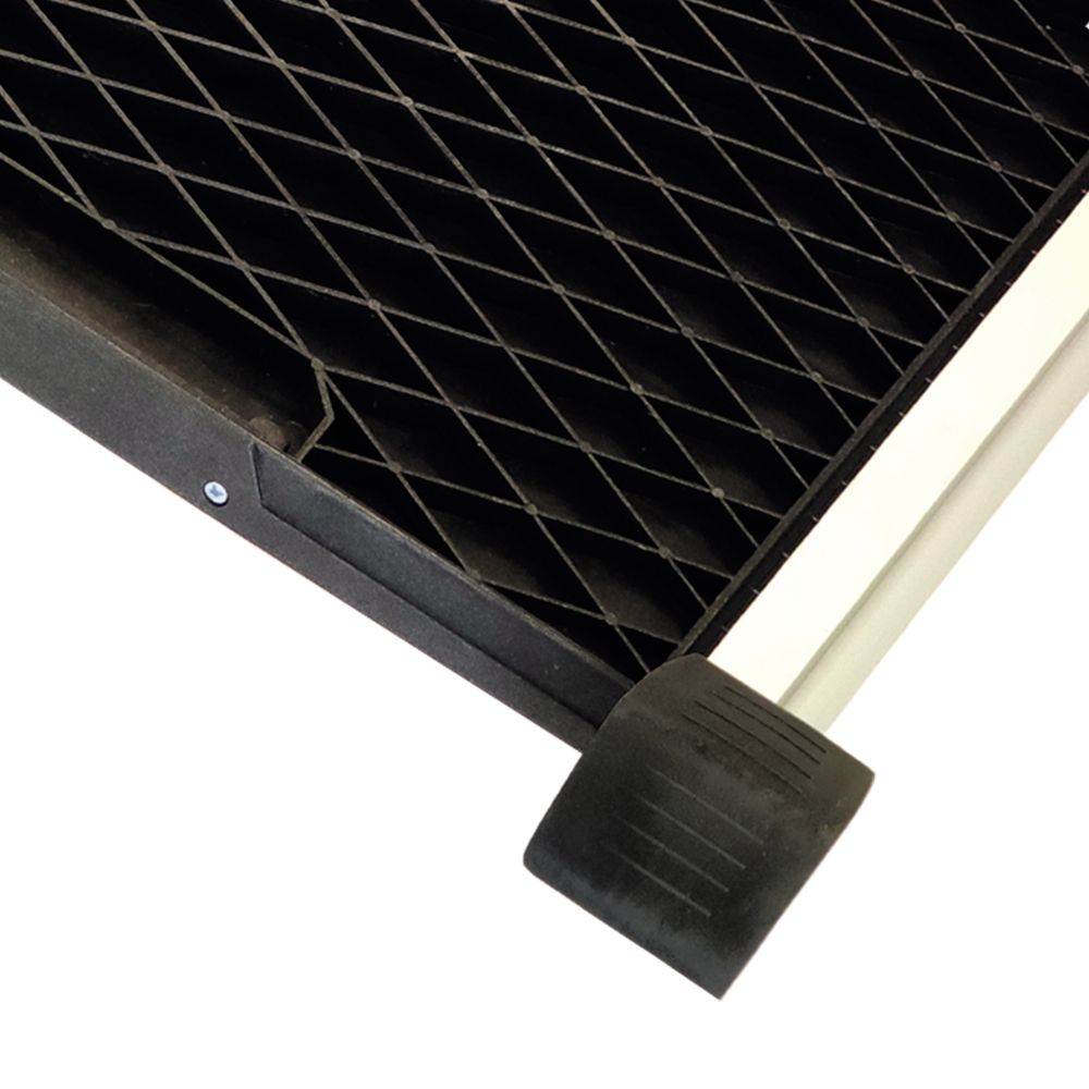 Nobby Aluminium Teleskop-Rampe - bis 90 kg - 158x42 cm - Hunderampe Hundetreppe