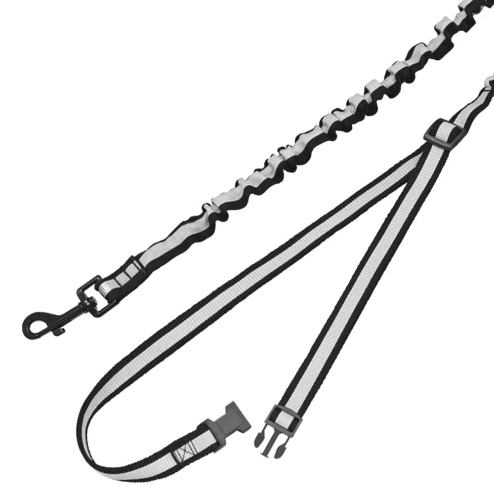 Nobby Joggingleine ELASTIC mit Hüftgurt - Walkingleine Sportleine elastisch