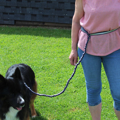 Nobby Joggingleine ELASTIC mit Hüftgurt - Walkingleine Sportleine elastisch