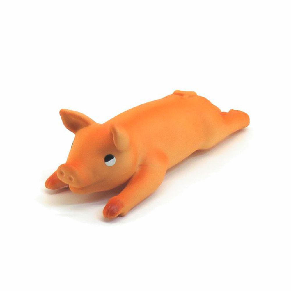 Nobby Hundespielzeug SCHWEIN - Latex Tierfigur - Spiel für Hund - quitscht