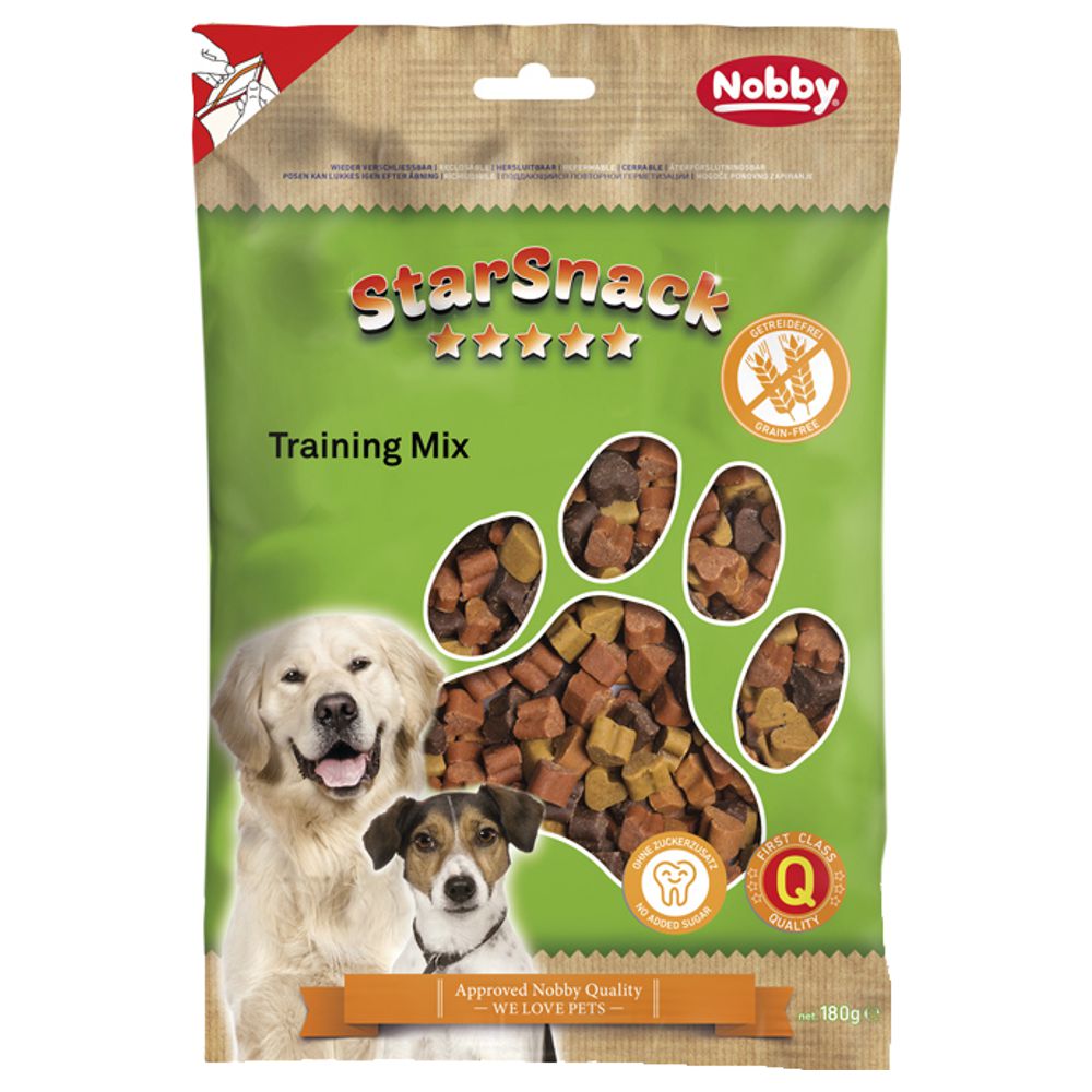 Nobby StarSnack TRAINING MIX - 180 g - getreidefrei - Soft-Leckerli Hundesnacks