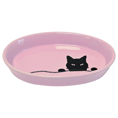 Nobby Keramik Katzenschale WILSON - oval - Milchschale Futternapf Fressnapf Napf