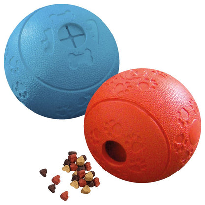 Nobby Gummi Snackball - 11 cm - Beschäftigungsball - Futterball - Snack Leckerli