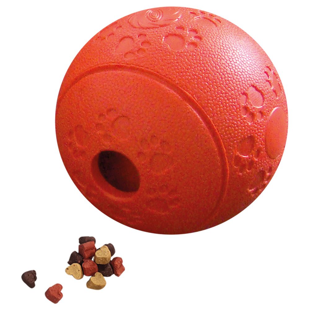 Nobby Gummi Snackball - 11 cm - Beschäftigungsball - Futterball - Snack Leckerli